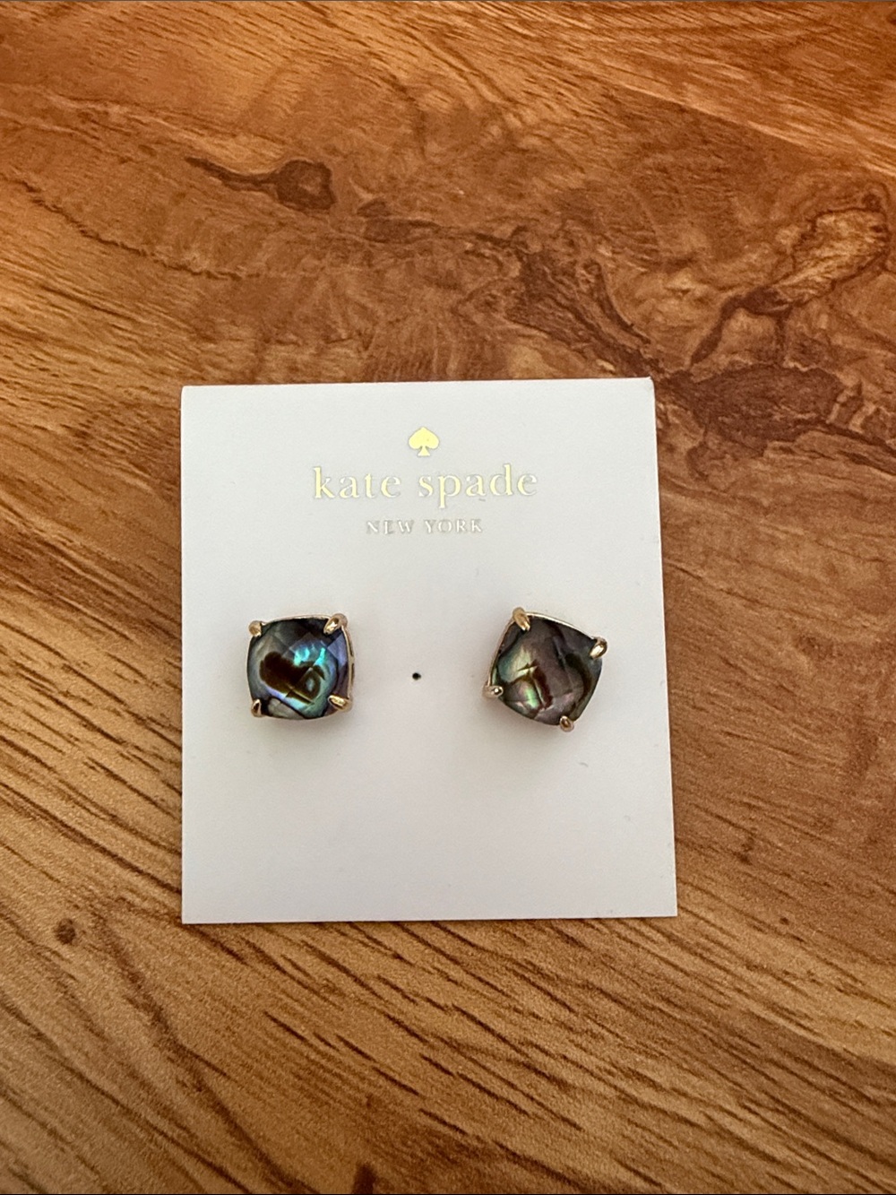 kate spade New York Iridescent Abalone Stud Earrings - Multicolor